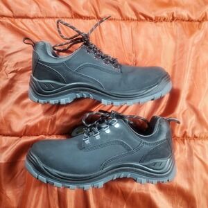 HYTEST Men's SIZE 7 WIDE Leather Lithium‎ Oxford Safety Shoes K17150 STEEL Toe